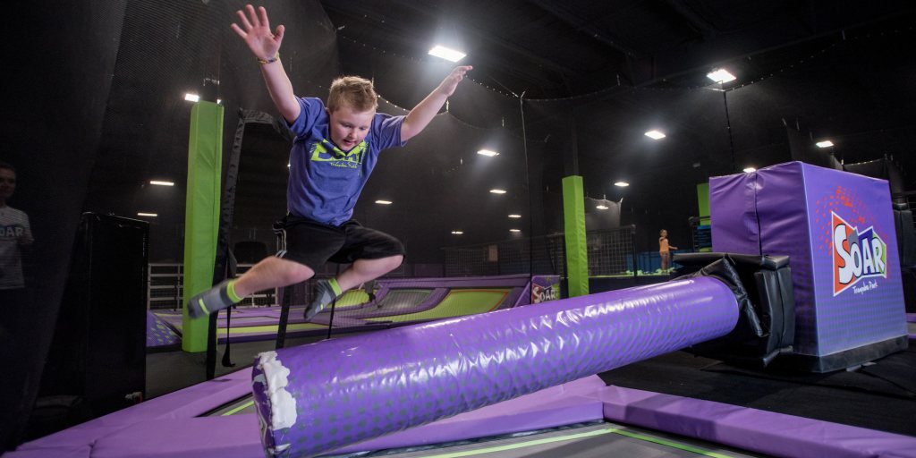 Wipeout Activities Soar Trampoline Park Joplin